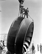 Turbine Francis du barrage de Grand Coulee.