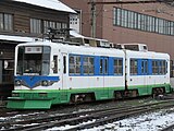 除雪車に転用された880-881編成（北府駅　2024年3月）