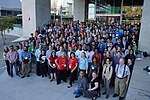The group photo of WikiConference North America 2016