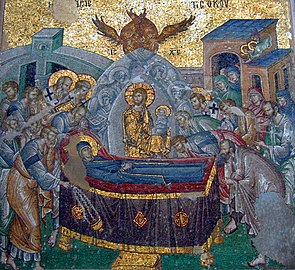 Mosaic of the Koimesis, (Church of the Holy Saviour in Chora).