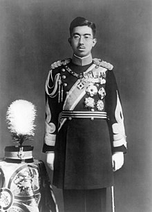 A 34 year-old Hirohito in military uniform