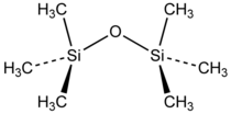 Stereo structural formula of hexamethyldisiloxane