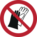 P028 – Do not wear gloves