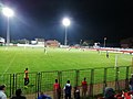 View on Football Field at night