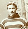 James Van Inwagen cropped from University of Michigan football team portrait of 1889
