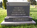 Monument to four generations of a branch of the Smith family, prominent in LDS history