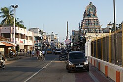 A main road in Karaikal