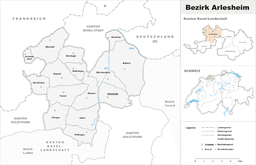 Kommuner i distriktet Arlesheim