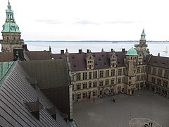 Courtyard from the Cannon Tower in 2018