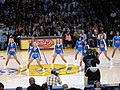 Image 11The Laker Girls, an all-female National Basketball Association Cheerleading squad that supports the Los Angeles Lakers basketball team in home matches, performing in 2007