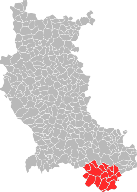 Localisation de Communauté de communes des Monts du Pilat