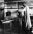 Image 55Louis Pasteur experimenting on bacteria, c. 1870 (from History of medicine)