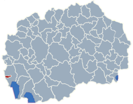 Vevčani – Mappa