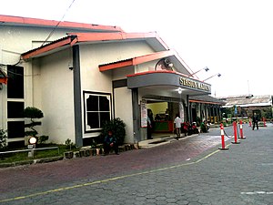 Tampak depan Stasiun Madiun, 2014