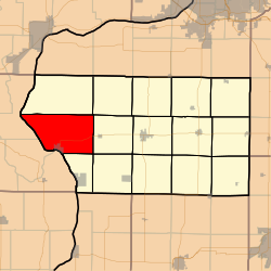 Location in Mercer County