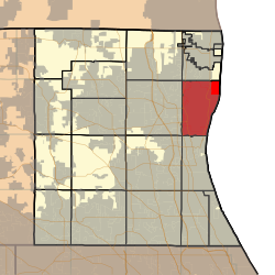 Location in Lake County