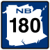 Route 180 marker