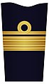 Insignia for Rear Admiral (OF-7) in the Swedish Navy.