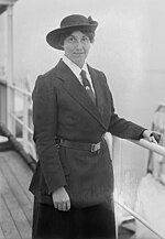 Lady Olave Baden-Powell, wife of Lord Baden-Powell and founder of Girl Guides/Scouts