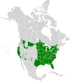 Aire de répartition du Marigane noire