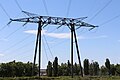 Pylônes de type Trianon 400 kV 2 ternes.