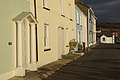 Doric pedimented doorway, Quay Parade, Aberaeron