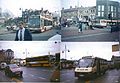 A picture of these buses my self in Reading during the year 2000 and 1999. Maroon/fawn= Reading Buses, Red/white/blue= Wycombe Buses and Yellow/Green= Tillingbourne bus services.