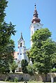 Blick auf die reformierte Kirche