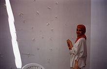 Safaa Erruas, Dakar Biennale 2002. Photo by Iolanda Pensa.