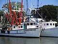 Bateaux de pêche sur Shem Creek.