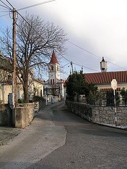 Street of Smrika, Croatia