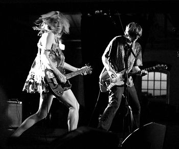 Kim Gordon and Thurston Moore of Sonic Youth