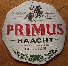 Sous-bock de la marque Primus (Brasserie Haacht).