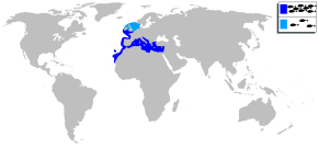 Description de l'image Sparus aurata mapa.svg.