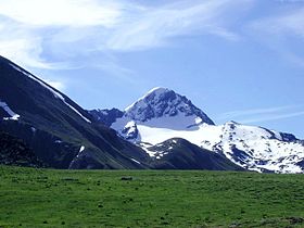 Vue du versant nord-occidental.