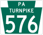 Pennsylvania Route 576 marker