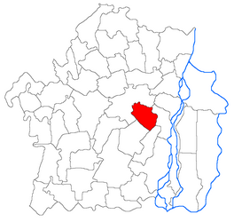 Location in Brăila County