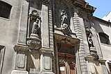 Close-up of the facade of the Église Saint-Théodore