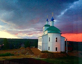 Отреставрированная Смоленская церковь в Новогорбово