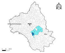 Alrance dans l'intercommunalité en 2020.