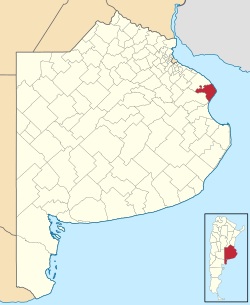 location of Punta Indio Partido in Buenos Aires Province