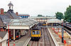 Trains at Aylesbury station in 1991
