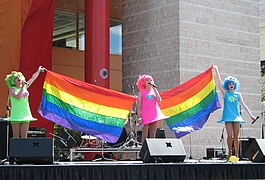 The B-girlz performing at the 2007 Capital Pride