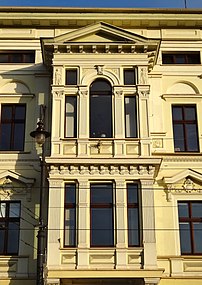 Detail of the bay window