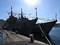 Defensora moored next to F Independência on 31 May 2008 in George, South Africa.