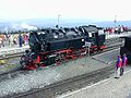 Neubaudampflokomotive at Brocken station