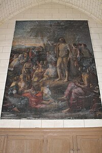 Le tableau de Saint Jean-Baptiste.