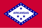 Drapeau de l'Arkansas de 1924 à 2011.