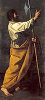 Saint Jude l'Apôtre, Francisco de Zurbarán, Musée national de l'Art ancien, Lisbonne.