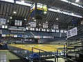 La pista de juego del Hinkle Fieldhouse